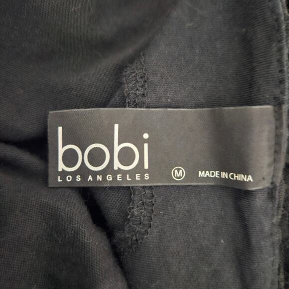 bobi Revolve Black Sheer Crochet Mesh High Neck Halter Bodycon Mini Dress M - Picture 10 of 10